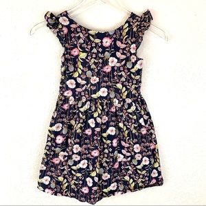 Gap Girls Blue and Pink Floral Dress